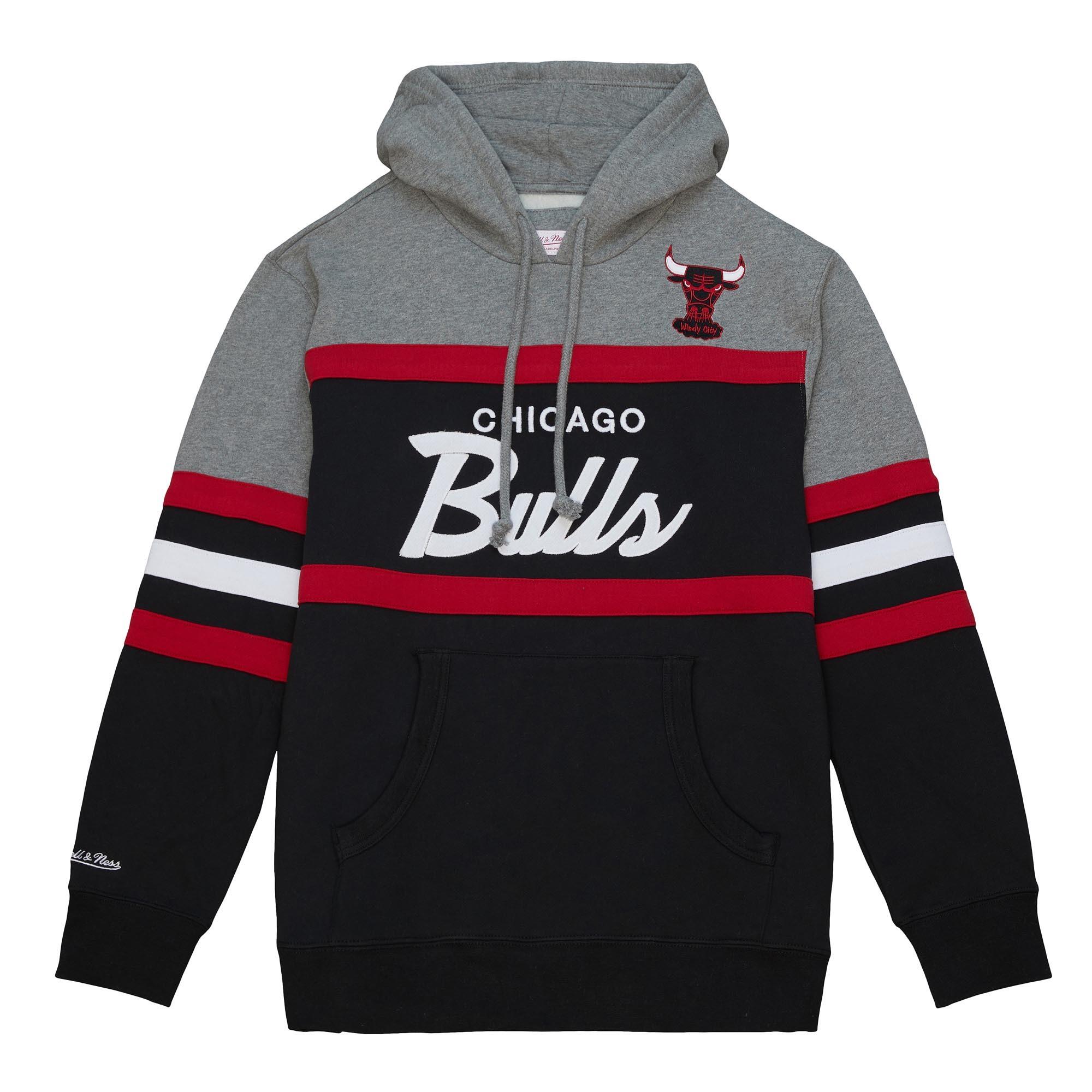 MITCHELL & NESS Felpa con cappuccio Chicago Bulls Headcoach