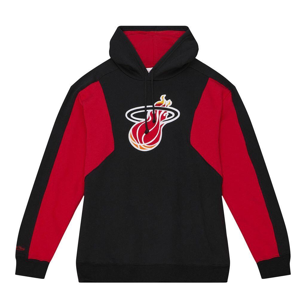 MITCHELL & NESS Pile con cappuccio Miami Heat Color Blocked 2.0