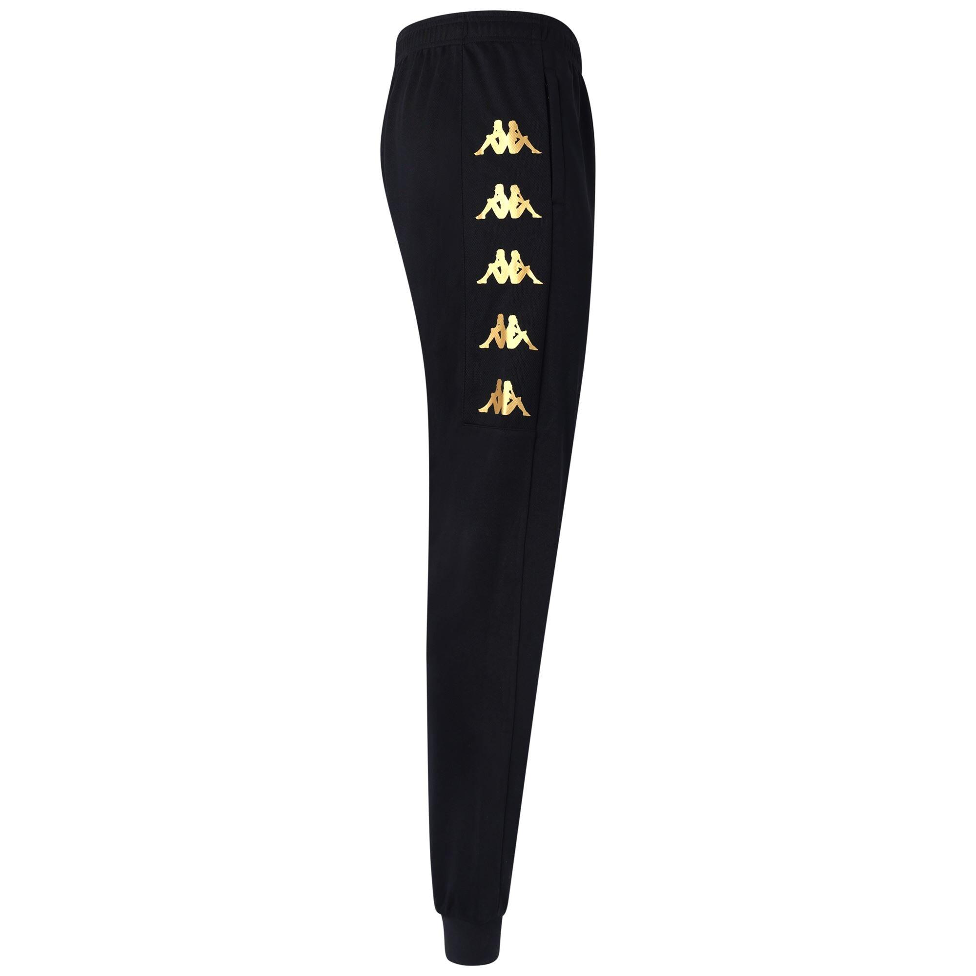 Pantaloni da uomo in poliestere nero da calcio 2/7