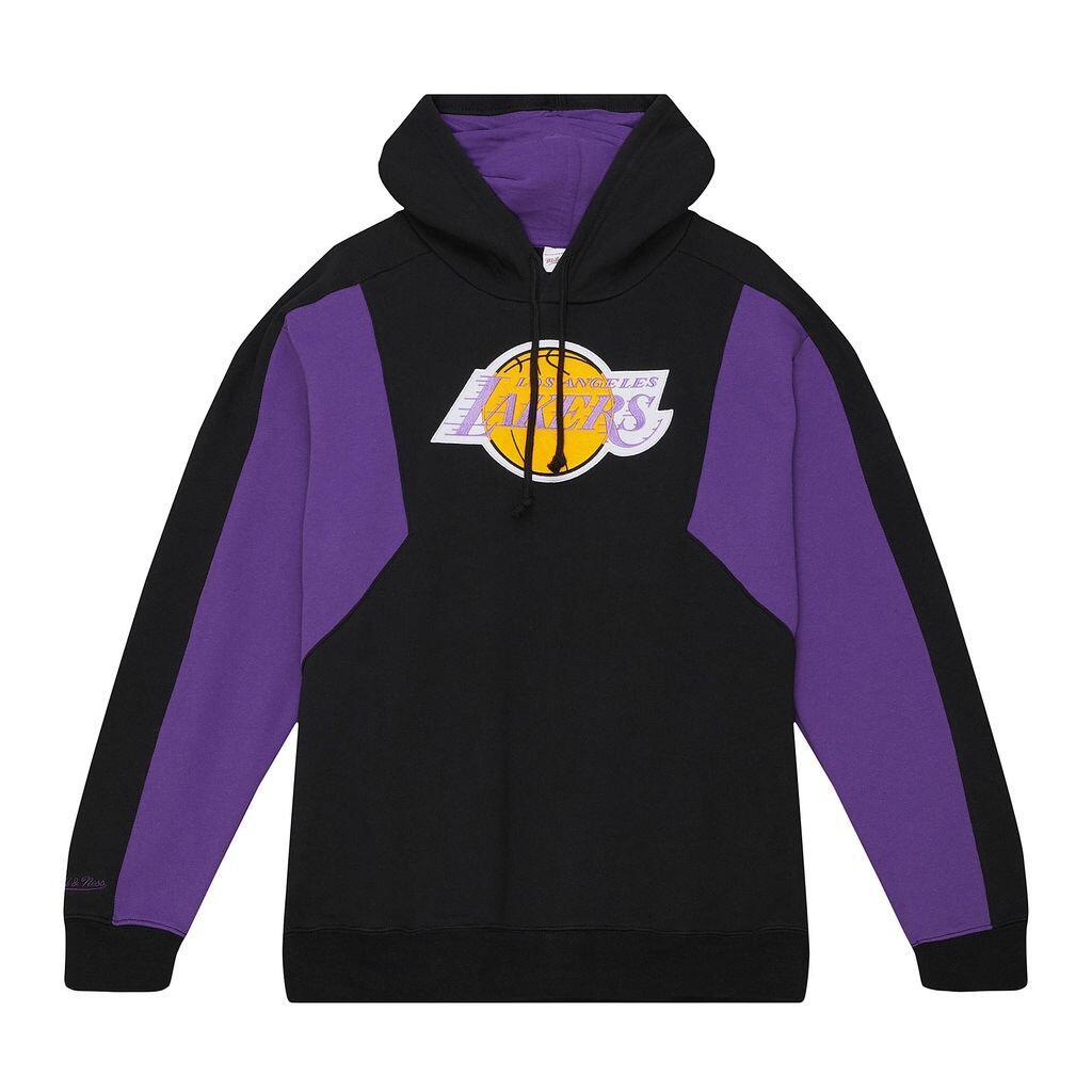 MITCHELL & NESS Pile con cappuccio Los Angeles Lakers Color Blocked 2.0