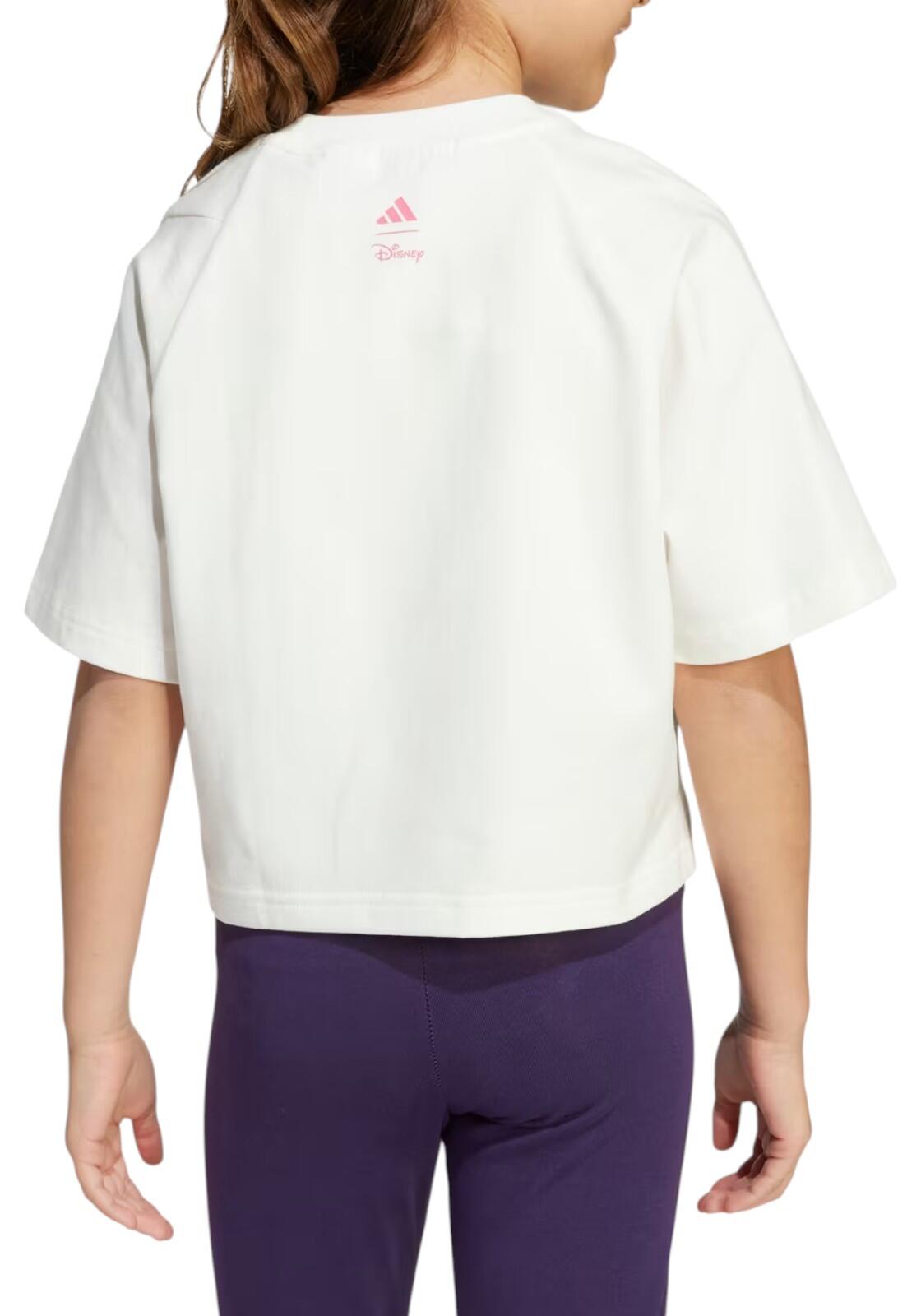 T-shirt junior adidas bianco 3/5