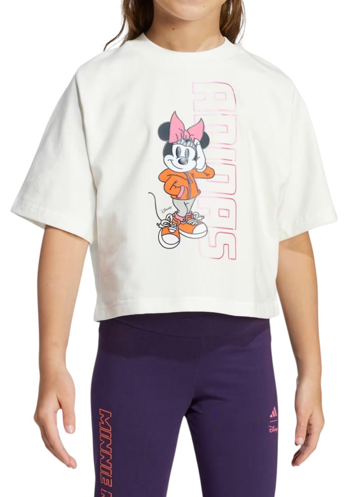 T-shirt junior adidas bianco 2/5