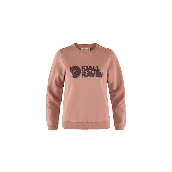 Pull Fjällräven logo en coton biologique rose