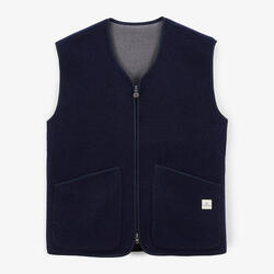 Veste polaire sans manches bleu dark navy Worker Play