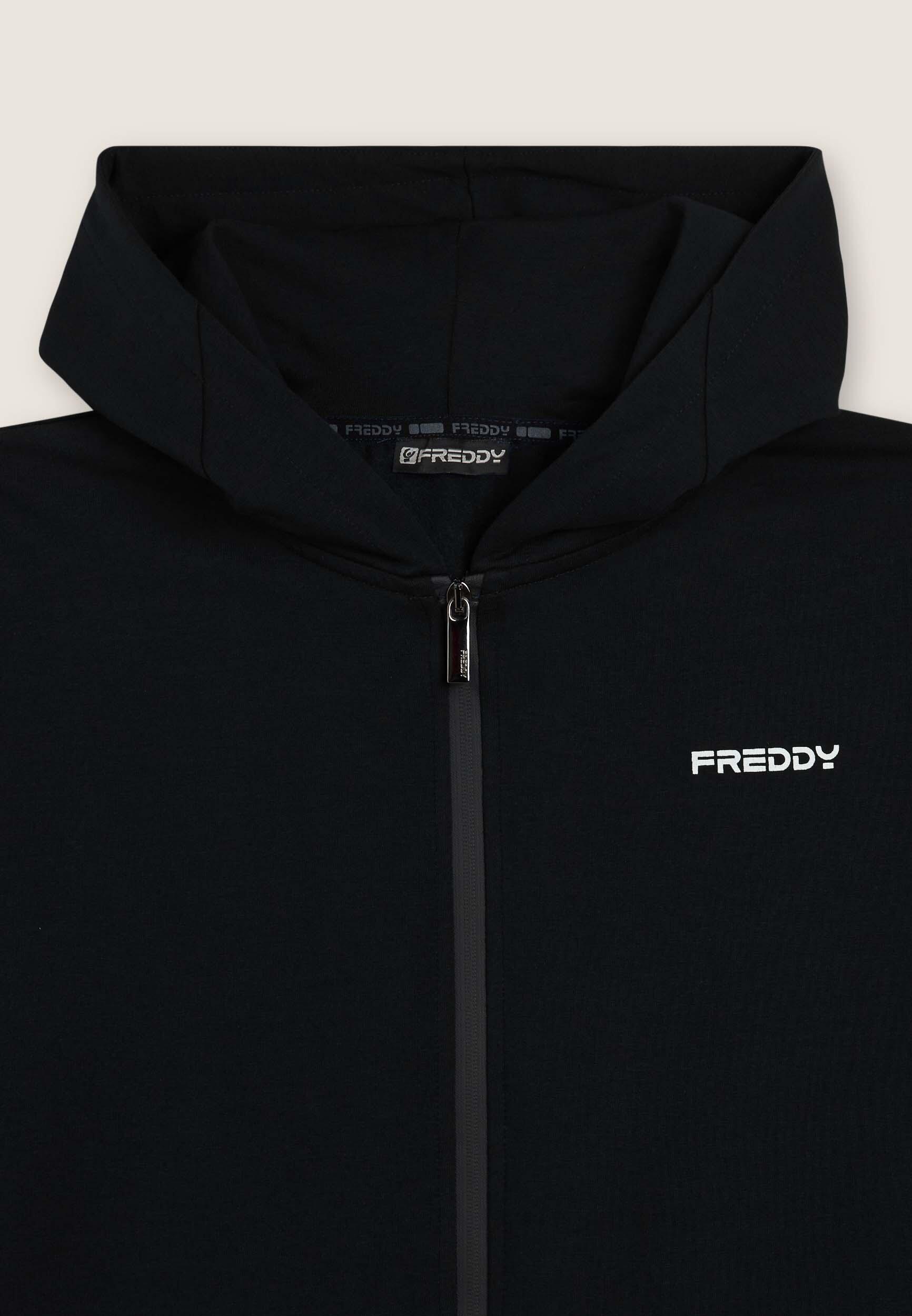 Sweat-shirt entièrement zippé avec capuche en jersey et poches kangourou 3/3