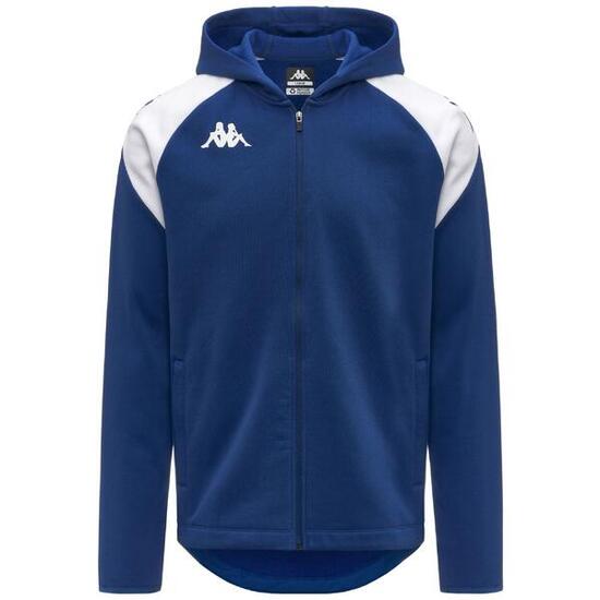 Felpe da bambino in cotone grigio da calcio