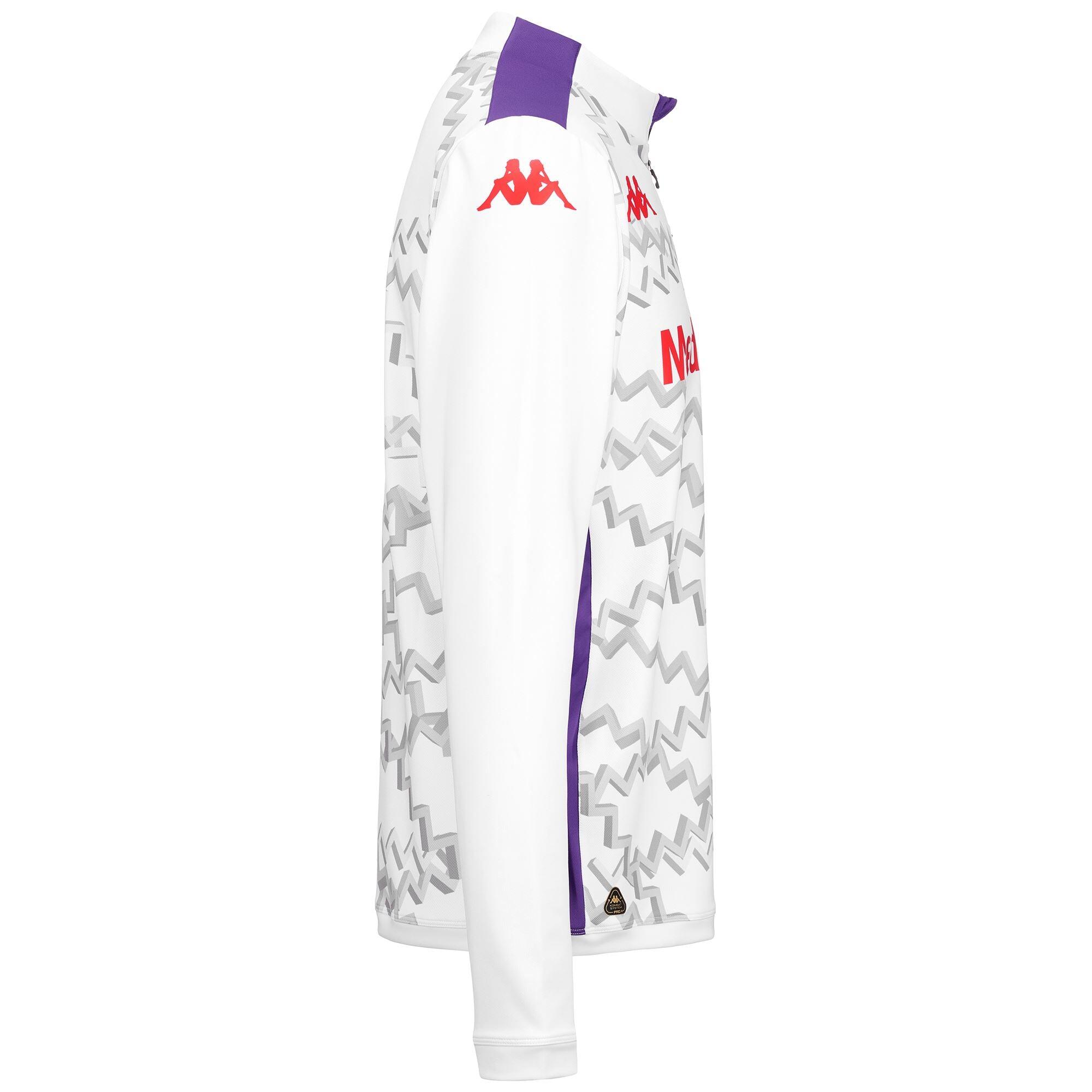 Felpa ACF Fiorentina da Bambino in Poliestere riciclato Grigio 2/7