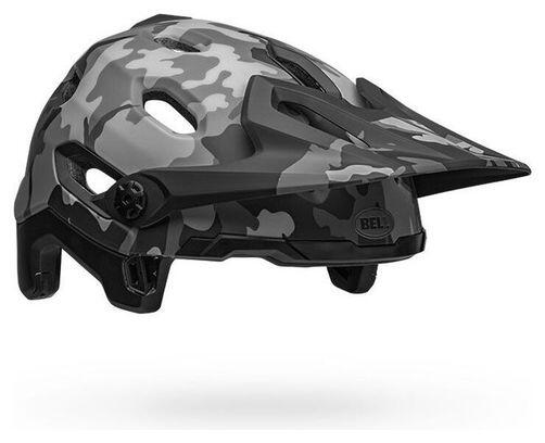 Bell Super DH Mips Casco con mento rimovibile Nero Grigio Camo 7/7