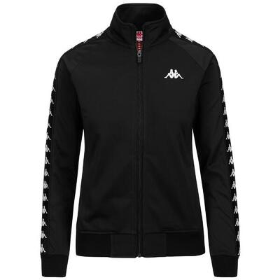 Felpe da bambina in poliestere nero da streetwear sportivo