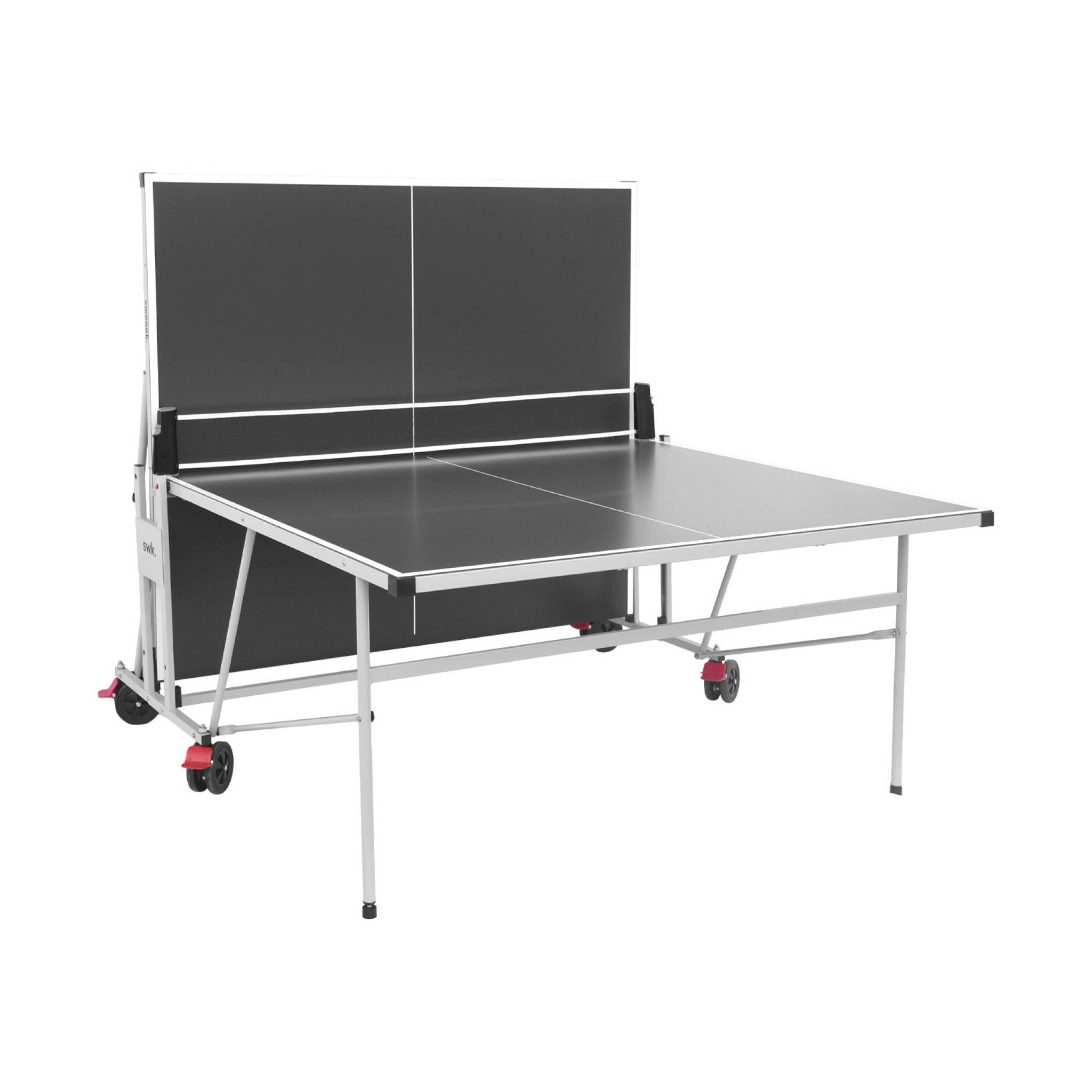 Table de ping pong indoor gris + Housse en PVC  | sweeek 3/5