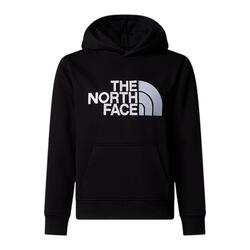 Sweat-shirts à capuche polaires pour enfant The north face Drew peak Noir