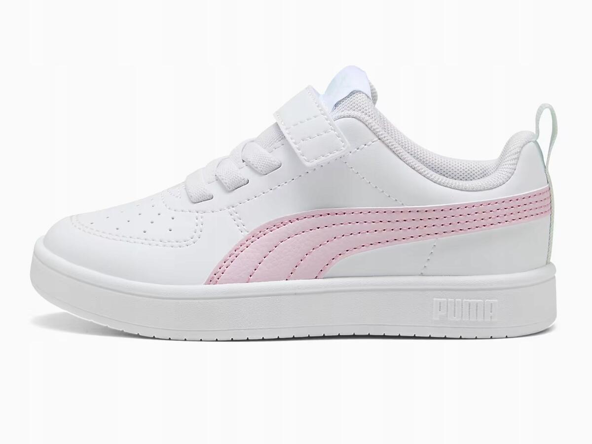 BUTY dziecięce PUMA RICKIE 385836-38 na rzep pełne białe sportowe 32,5 2/7