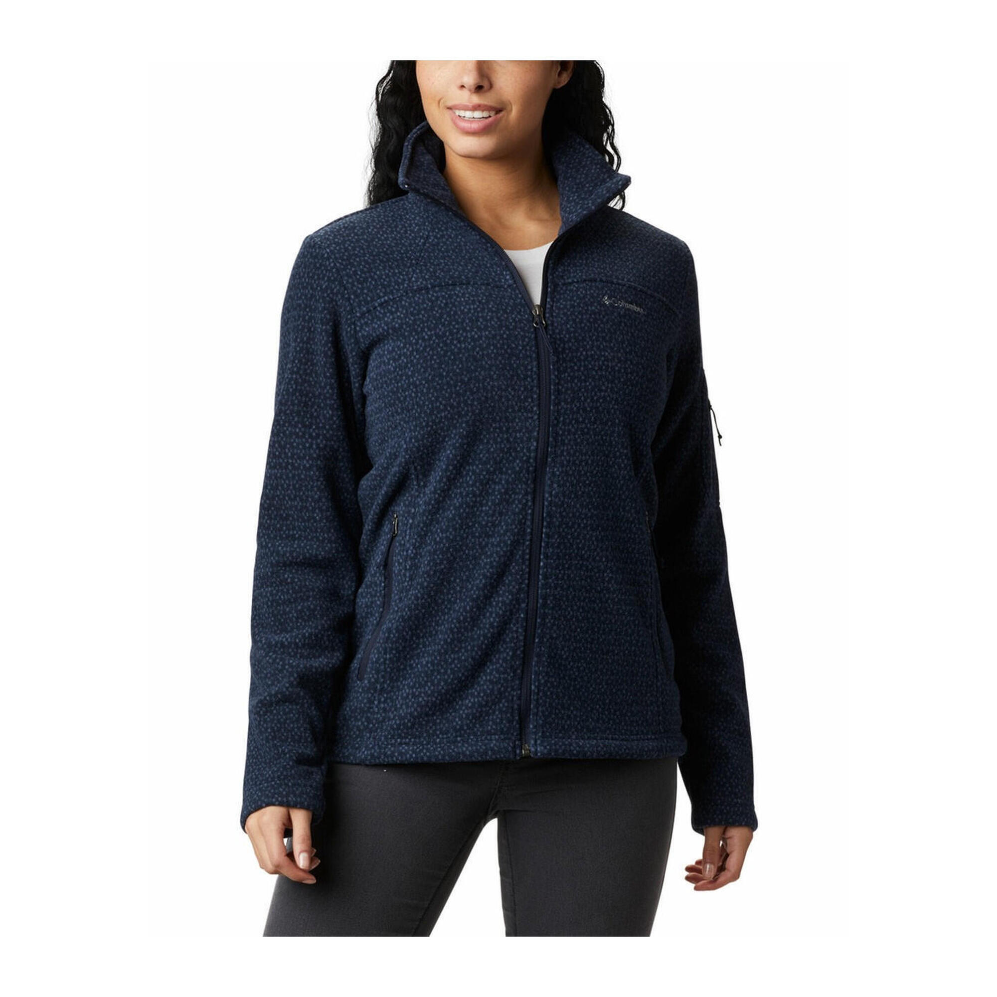 Columbia - Veste Polaire Imprimée Columbia Fast Trek - Sweat-shirt - Bleu - Decathlon