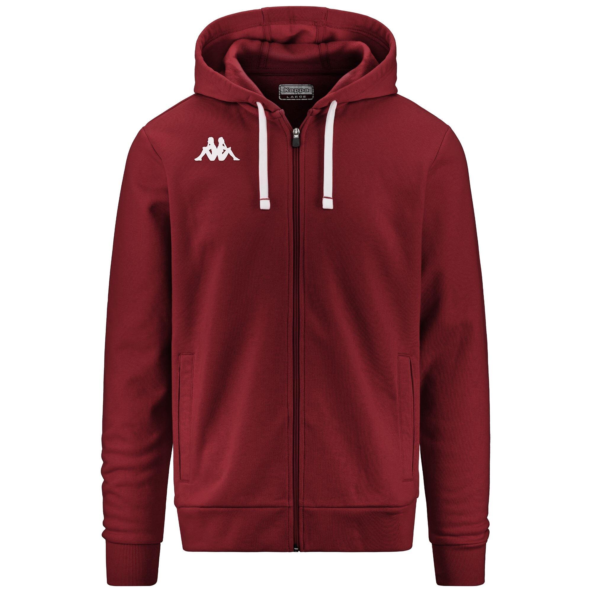 Hoodie Felpa Kappa Bambino Rosso Pantaloni Tuta Pantaloni Kappa