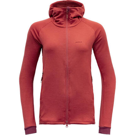 Fleecejacke W NIBBAMERINO JACKET HOOD