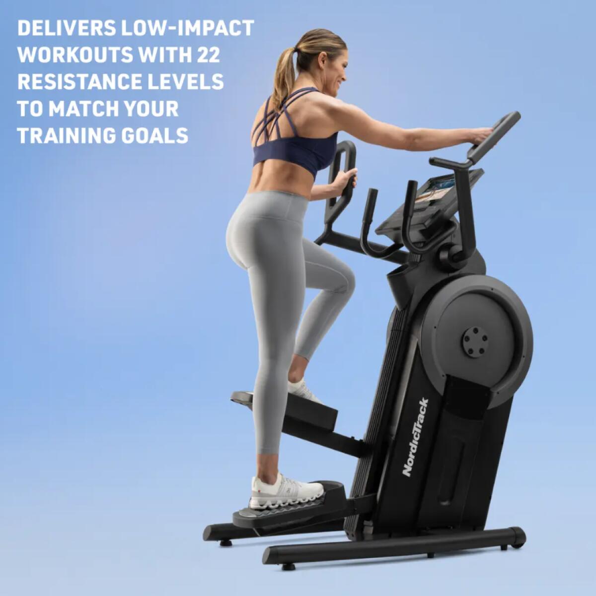 Bicicleta elíptica Step Climber / Pantalla táctil de 10" 2/8