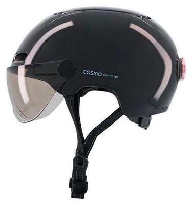 Casco connesso Cosmo Connected Fusion+ Azzurro (55–60 cm)