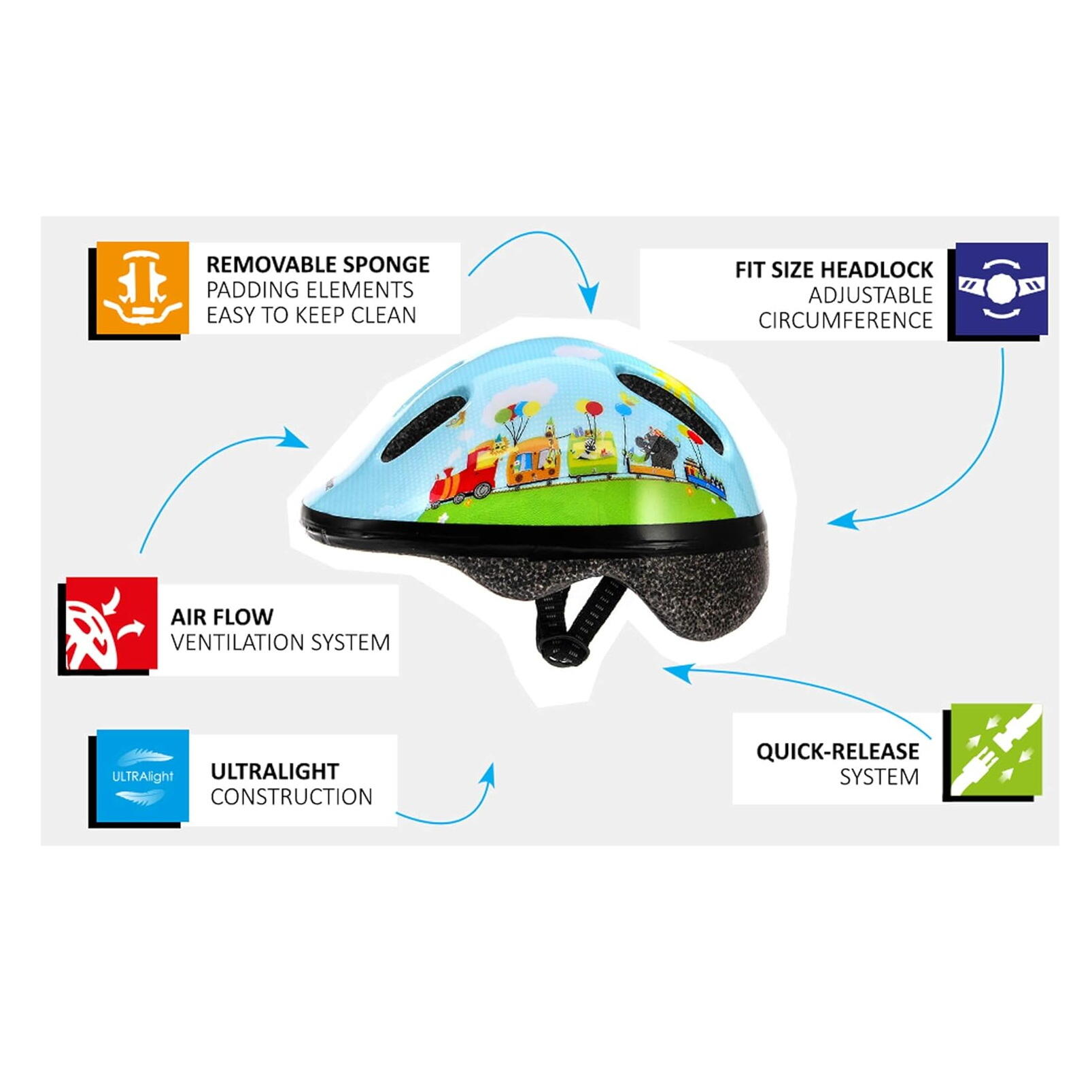 Casque Meteor MV62 pour enfants 5/7