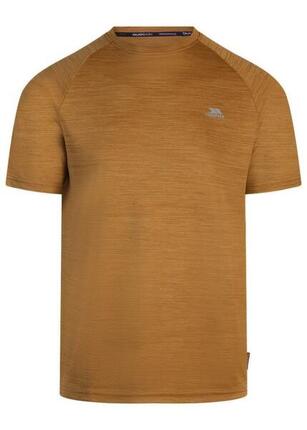 T-shirt Trespass LEECANA homme orange 100% polyester manches courtes
