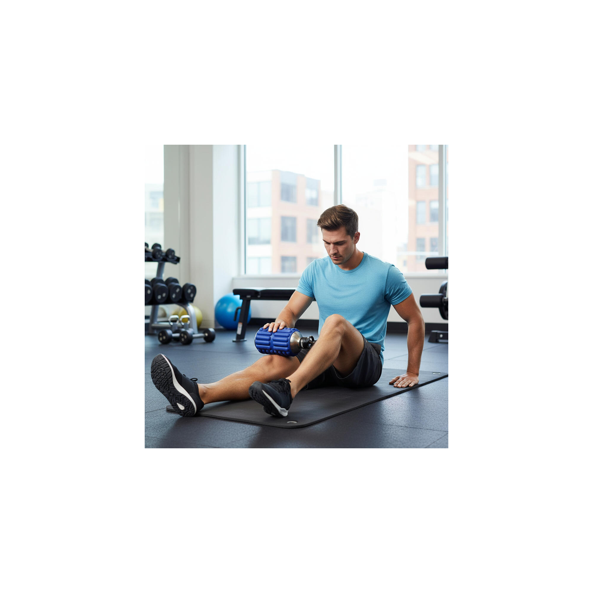 Sportfles - Mobot - 2 in 1 massage rolfunctie - Black ops 5/5