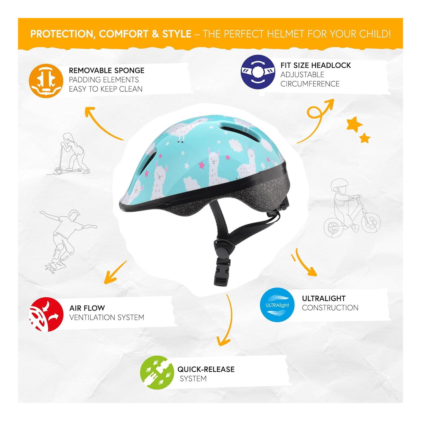 Casque Meteor pour Enfants KS06 5/7