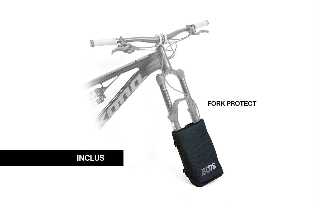 MTBAG ORIGINAL, housse transport VTT sans démonter la roue arrière ni le guidon 5/5
