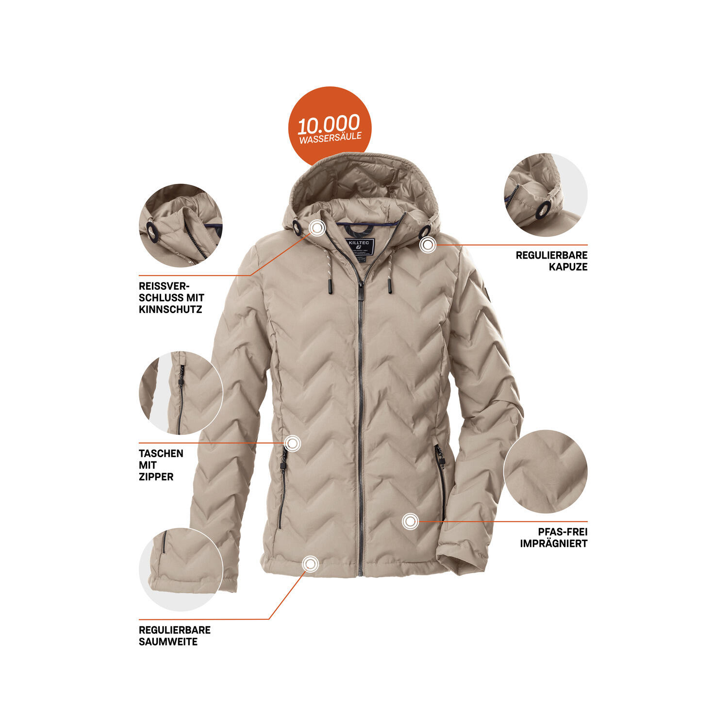 Damen Steppjacke KOW 23 WMN QLTD JCKT 5/6