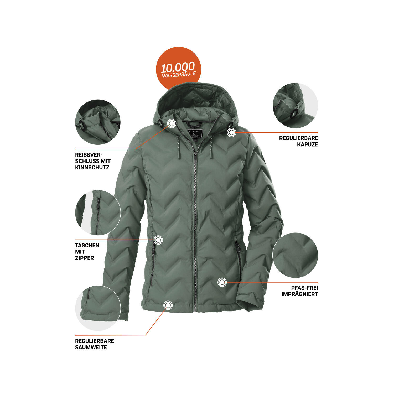 Damen Steppjacke KOW 23 WMN QLTD JCKT 5/6