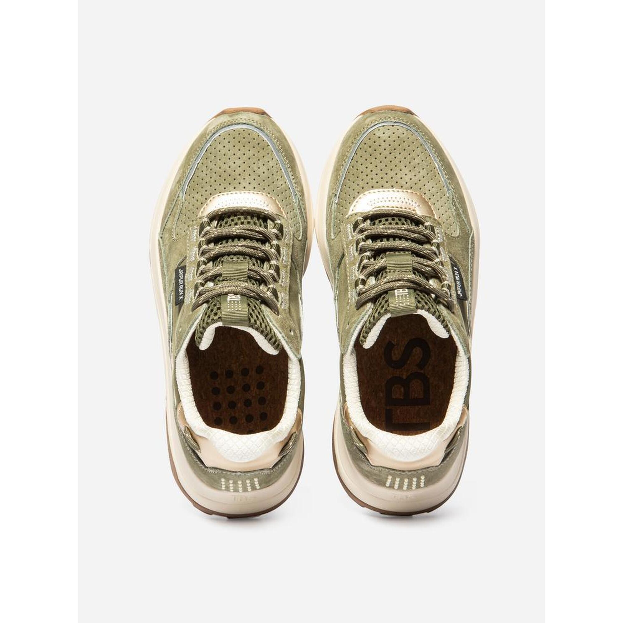 Baskets Femme Baskets TBS JAZONNE Beige Vert TBS