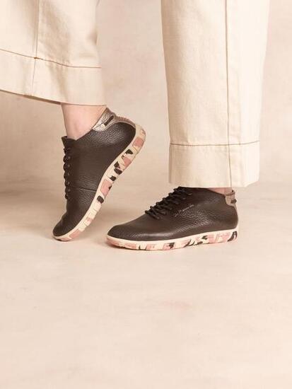 Tennis hautes femme JUHAYNA Camo Choco/Bronze