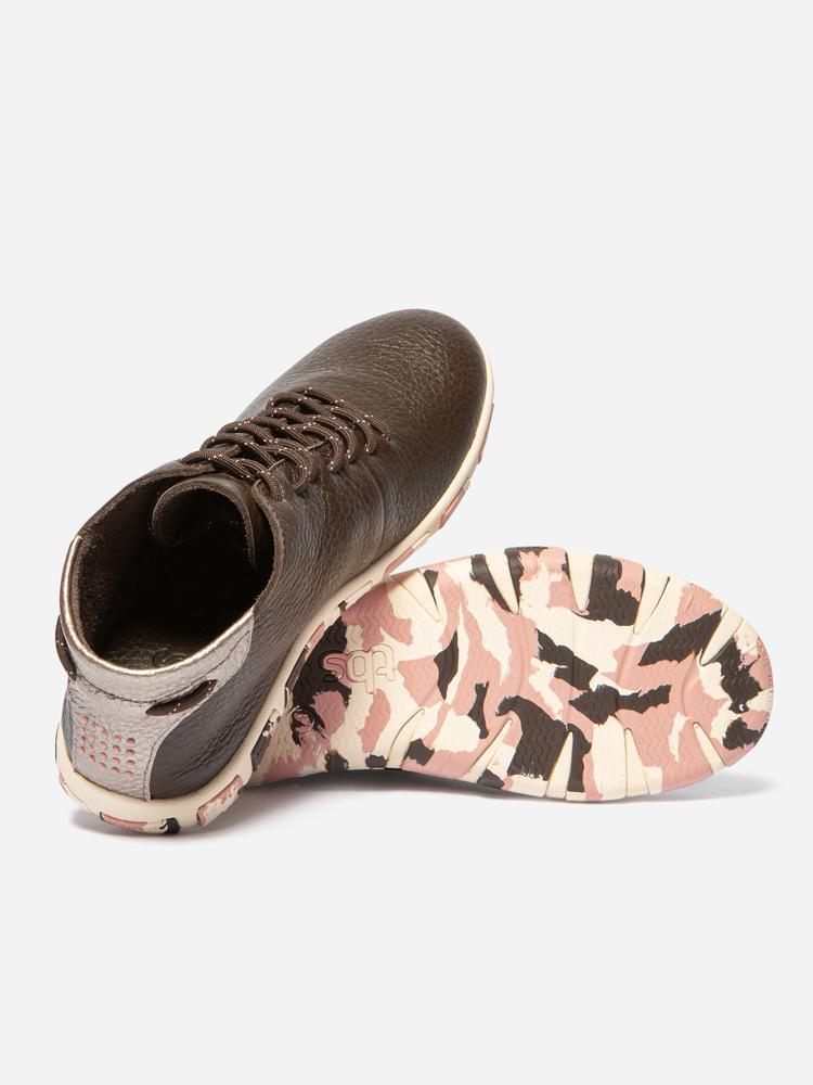 Tennis hautes femme - JUHAYNA Camo Choco / Bronze 4/5