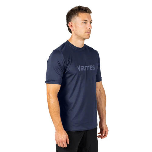 Velites - T-shirt Holo | Perfect Fit | Cross Training Velites - T-shirt Manches Courtes - Bleu - Decathlon