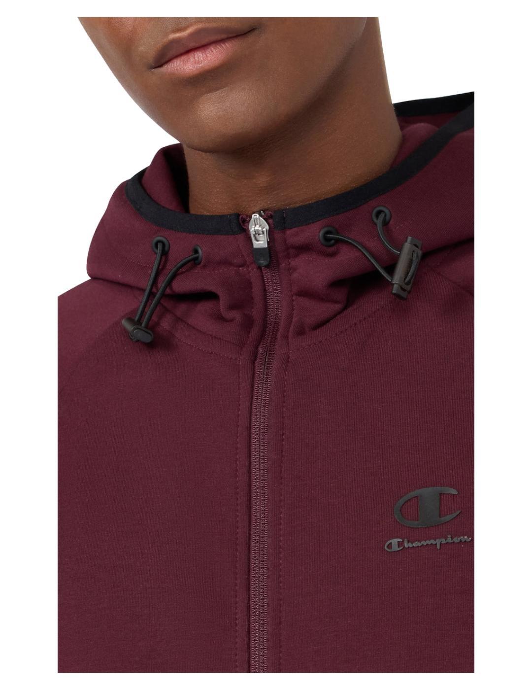 Chaqueta para Hombre Champion Hooded f/z  Granate 3/5