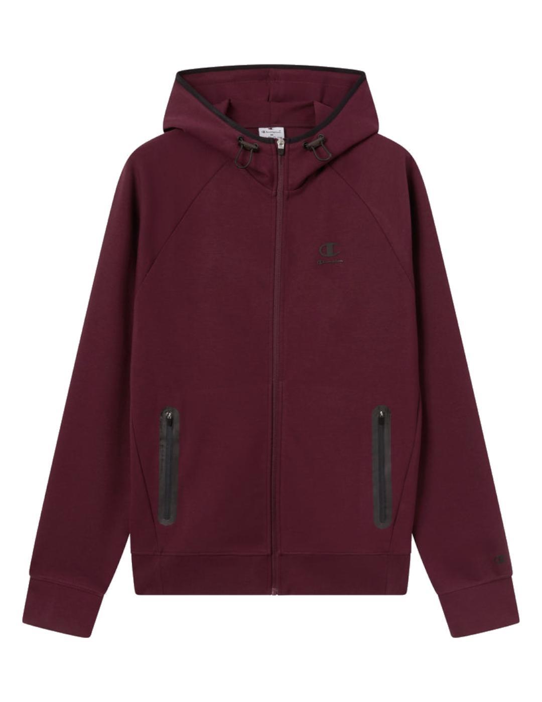 Chaqueta para Hombre Champion Hooded f/z  Granate 5/5
