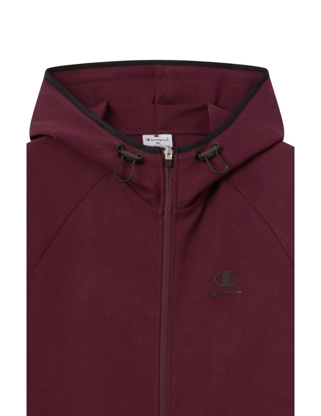 Chaqueta para Hombre Champion Hooded f/z  Granate 4/5