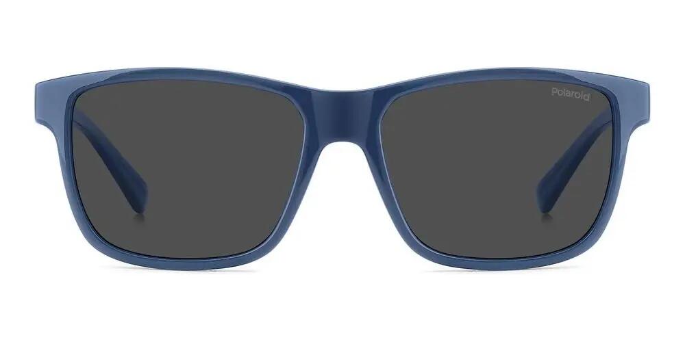 Lunettes de soleil Polaroid PLD 8067/S junior bleu 2/3
