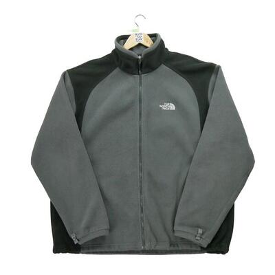 Second life - Herren TNF Graue Fleecejacke - In sehr gutem Zustand