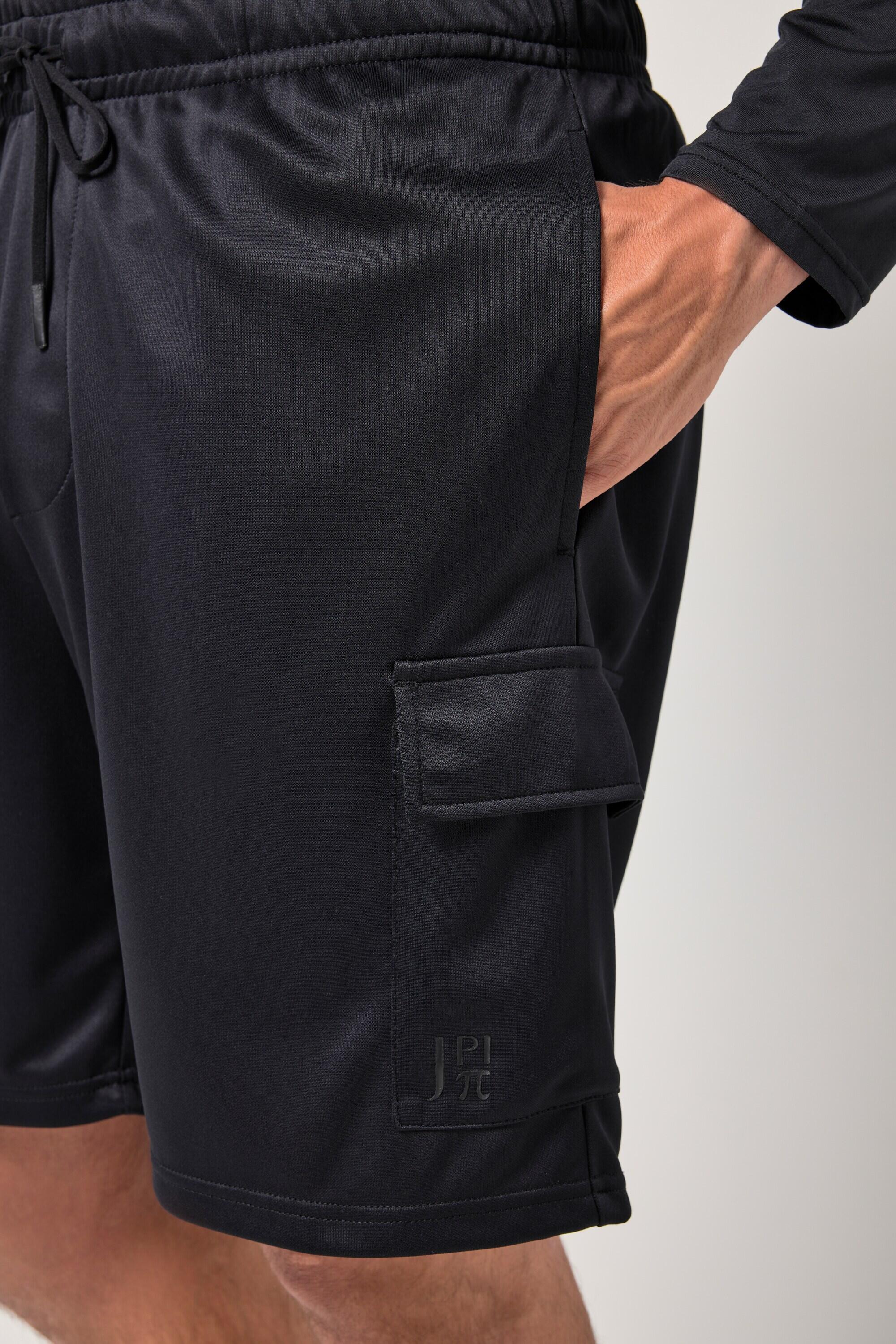 Męska Bermudy funkcyjne fitness oddychający materiał kieszenie cargo do 7XL 4/6