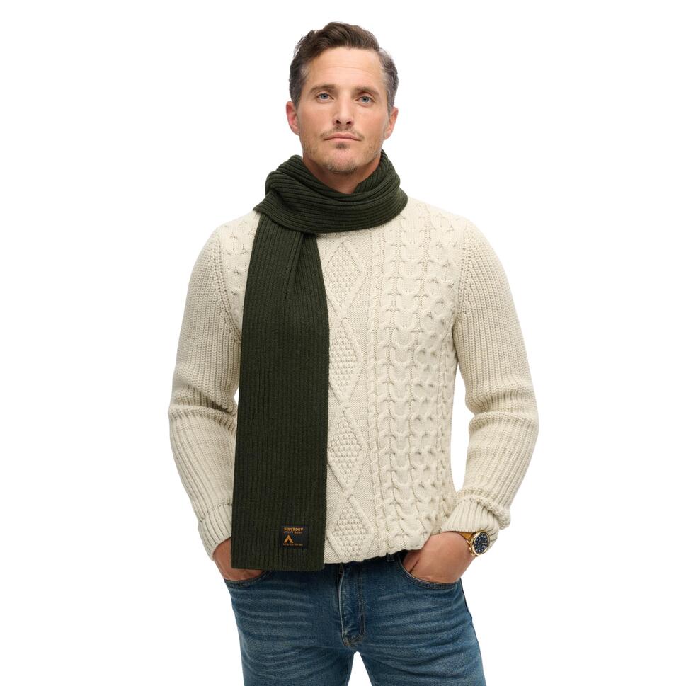 dziecięcy szalik z dzianiny Superdry Workwear