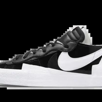 Unisex - Streetwear - Shoes - Blazer Low x Sacai - Black/White