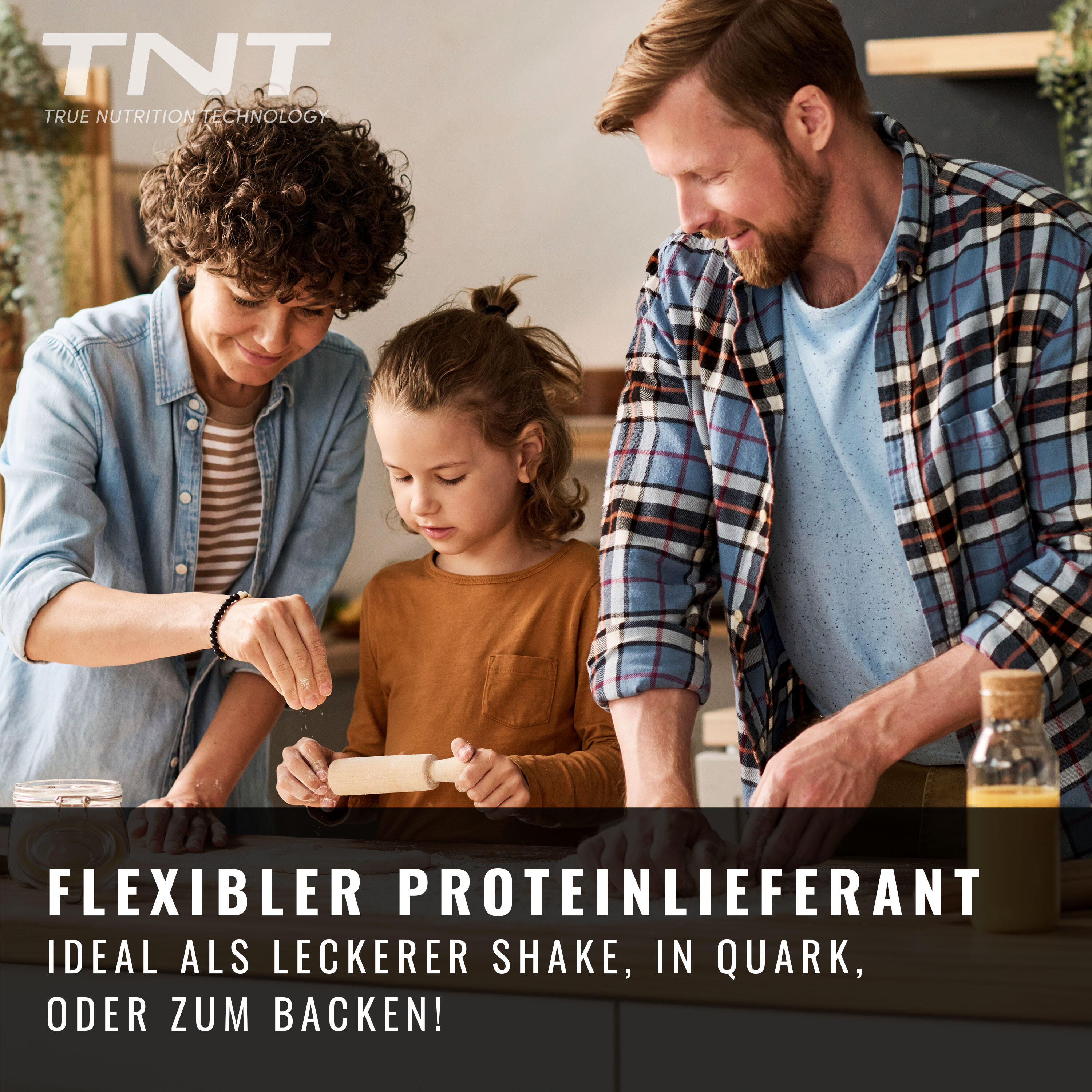 Kombo Protein - 3 Eiweißquellen + Laktase + Flohsamenschalen 4/7