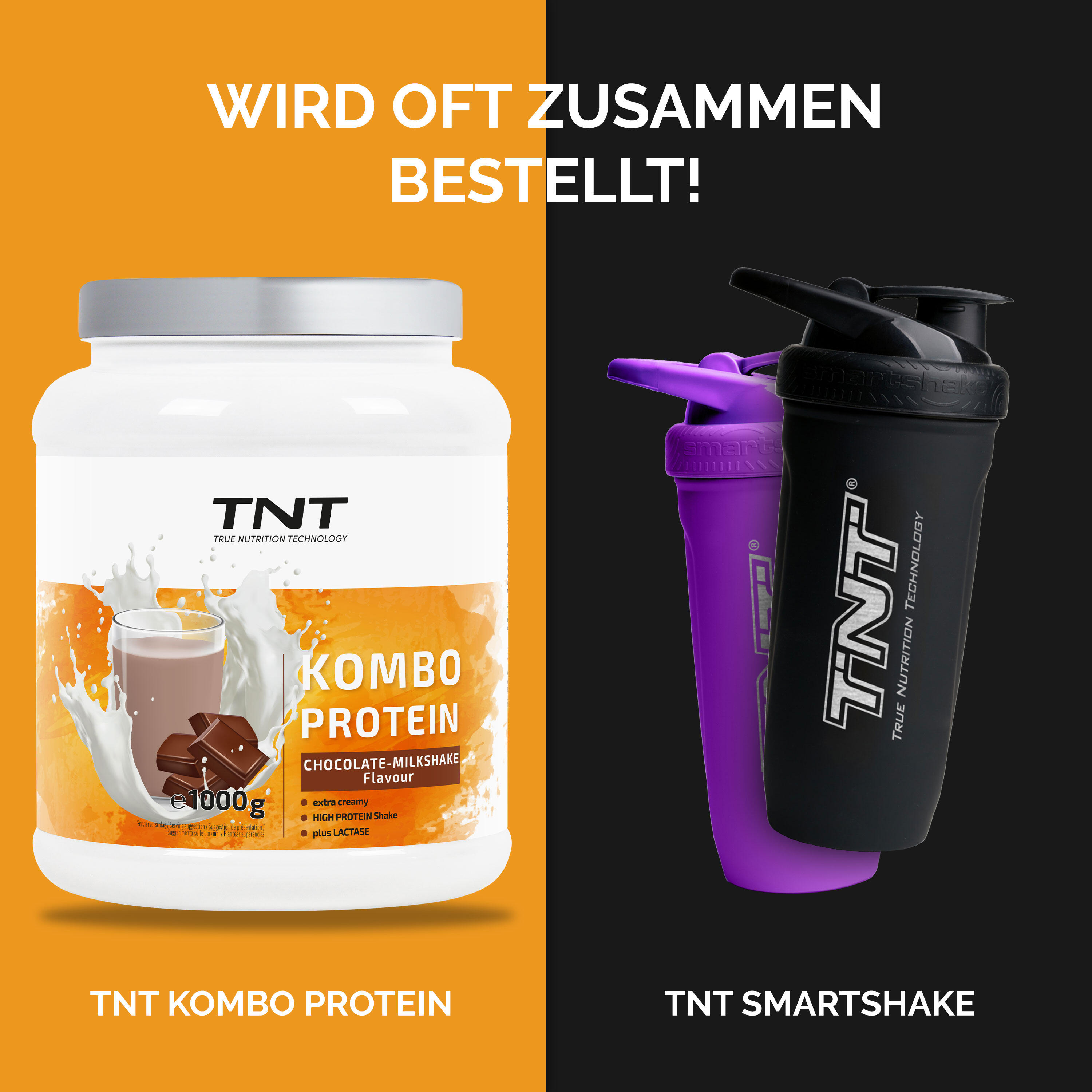 Kombo Protein - 3 Eiweißquellen + Laktase + Flohsamenschalen 7/7