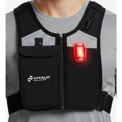 Gilet de course réfléchissant avec support pour téléphone