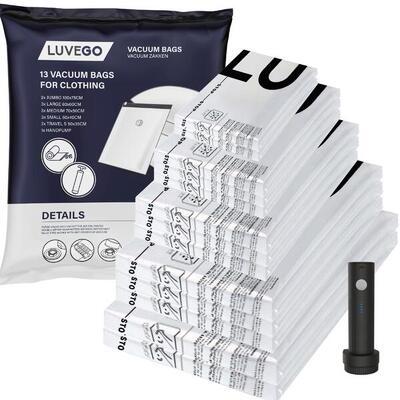 13 pack vacuümzakken - diverse maten - elektrische pomp