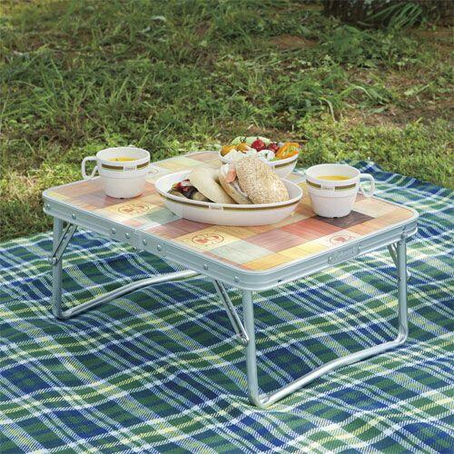 Coleman Natural Mosaic Mini Table Plus – Portable Camping Table