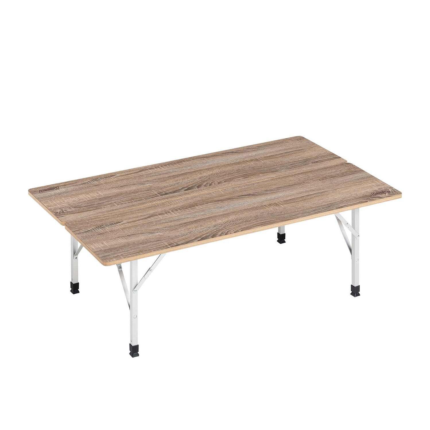 Coleman JP Folding Living Table 120 – 2-Level Adjustable Camping Table