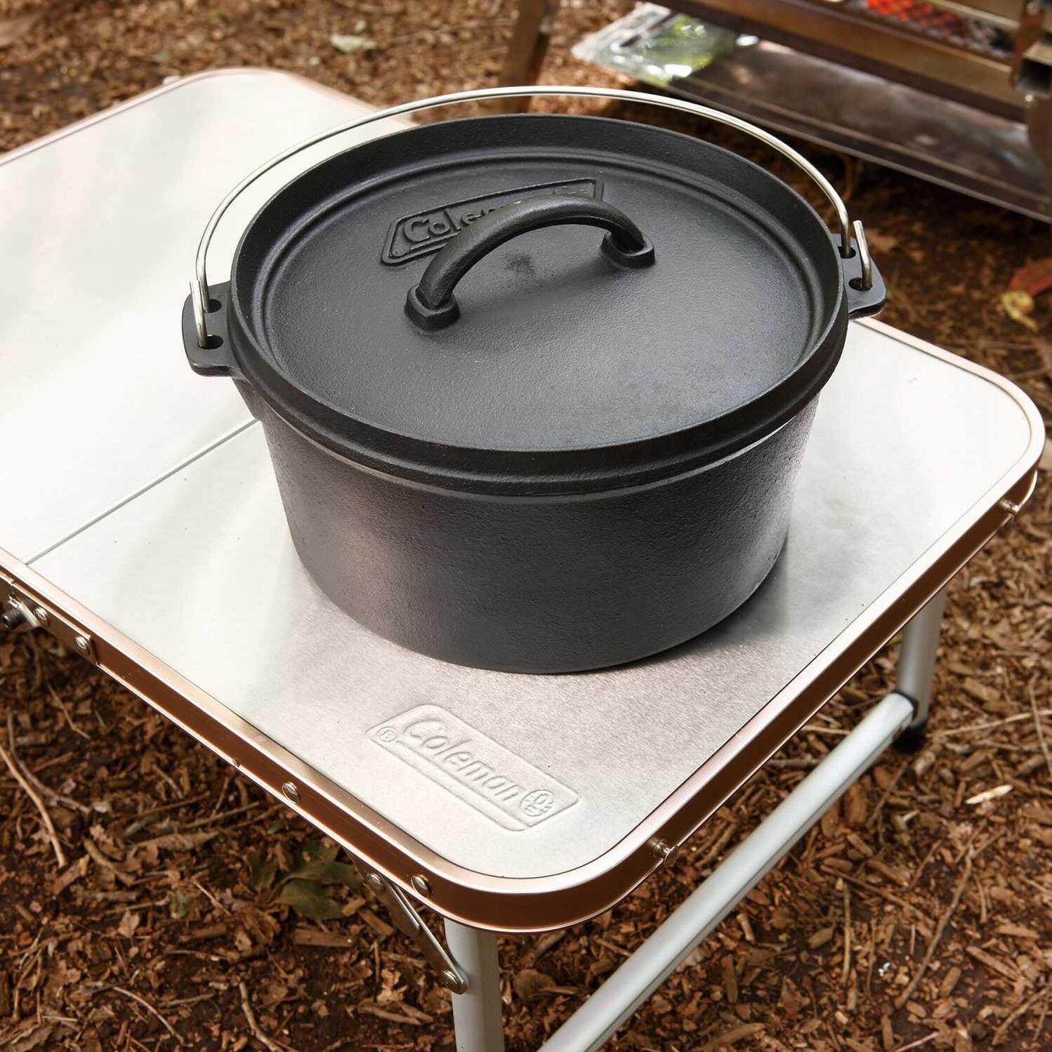 Coleman JP Stainless Fire Side Table – Outdoor Camping Table