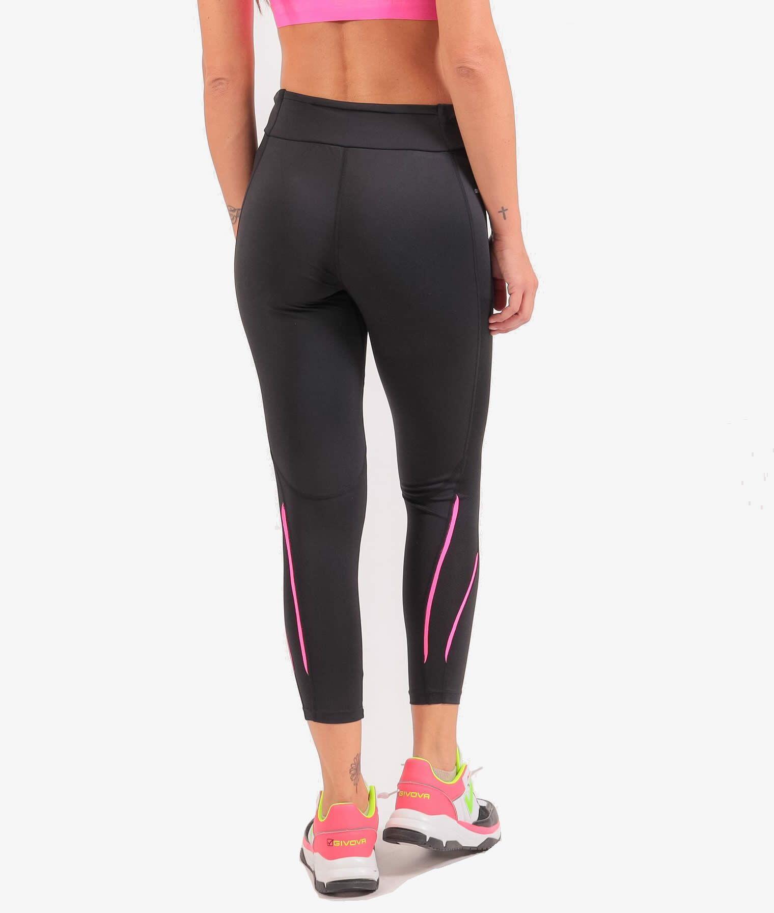 Leggings givova nero/fuxia 4/4
