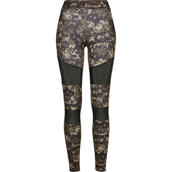 Damskie legginsy Urban Classics camo tech mesh