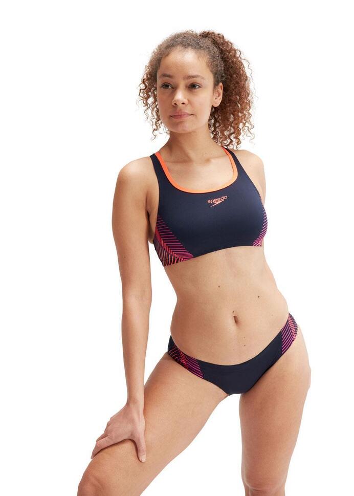 Bikini Speedo Placement – Granatowe/Różowe/Pomarańczowe – Rozmiar 28